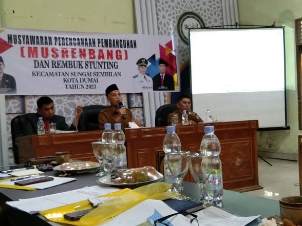 Musyawarah Rencana Pembangunan dan Rembuk Stunting Kecamatan Sungai Sembilan